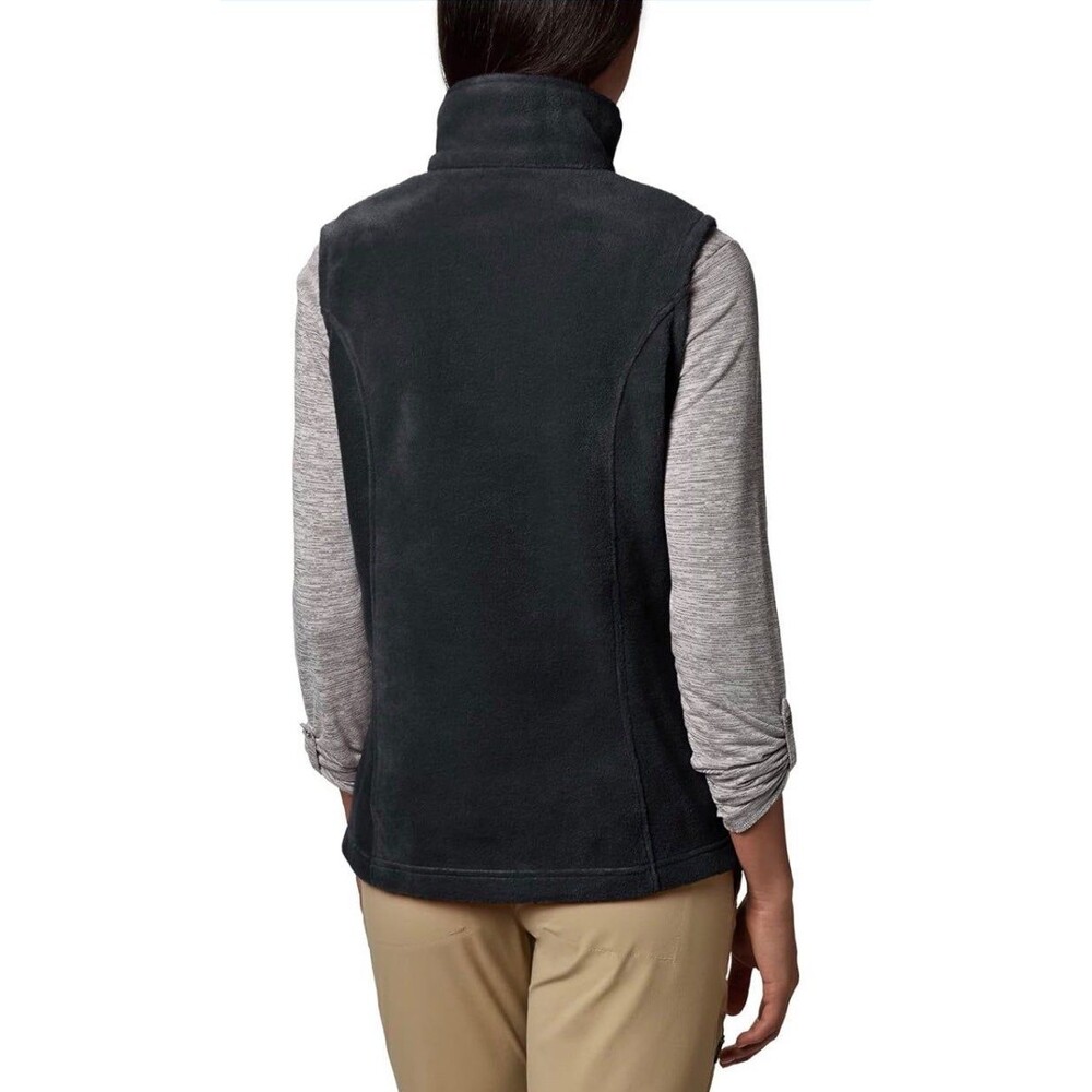 Columbia Women’s Black Benton Springs Fleece Vest NWOT Size Medium - Picture 4 of 6
